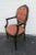 Hollywood Regency Pair of Painted Black Side Livingroom Fireplace Chairs For Sale - Image 4 of 13