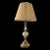 Vintage Brass Stiffel Lamp With Lenox Porcelain Sphere Shape and Original Pleated Shade For Sale - Image 11 of 11