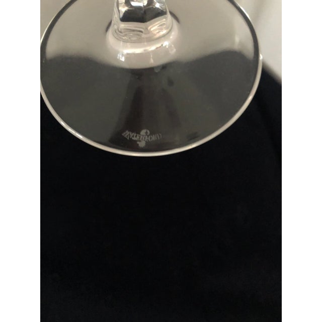 1990s Waterford Crystal Happiness Champagne Flutes- a Pair For Sale In Detroit - Image 6 of 8