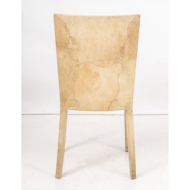 Karl Springer Goatskin Desk and Chair, Ca. 1970 For Sale - Image 11 of 13