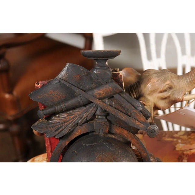 Brown 19th Century French Carved Oak Wall Fragment Depicting Scientific Instruments For Sale - Image 8 of 12