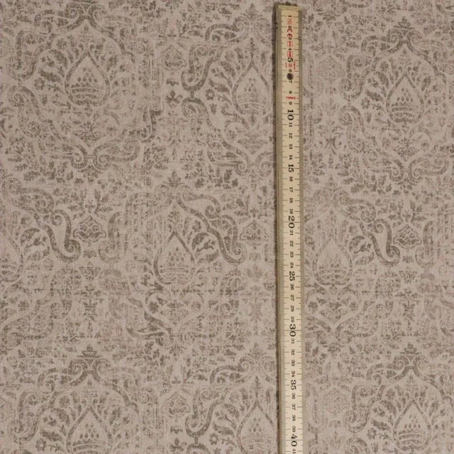 Not Yet Made - Made To Order Aragon Vintage Taupe Double Width Fabric - Sample For Sale - Image 5 of 5
