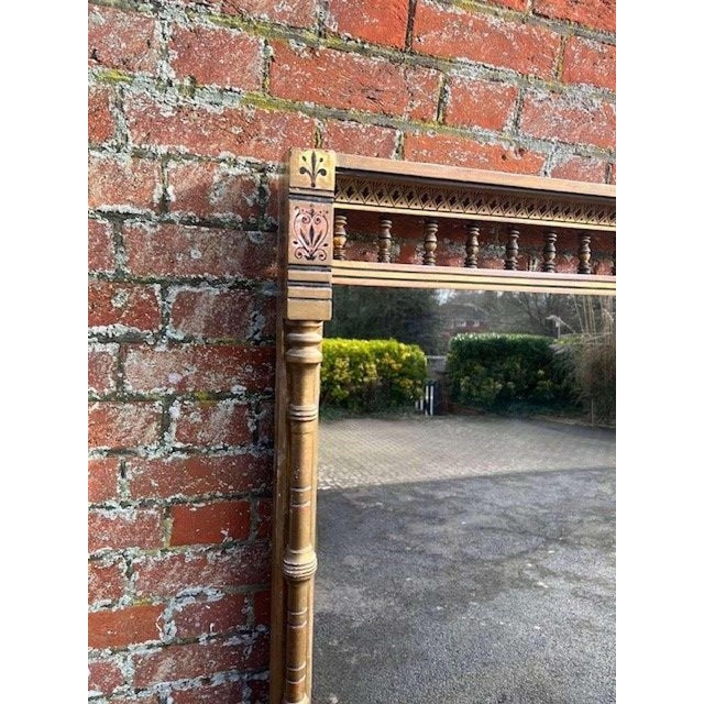 W: 130cm (51.2")h: 166cm (65.4")d: 8cm (3.1") a delightful large antique english 19th century carved wood original gilt...