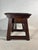 Spanish Castilian Carved Wood Side Table with Iron Hardware, Early 20th Century For Sale - Image 11 of 14