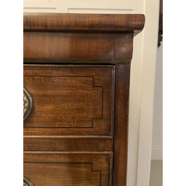 Antique George III Mahogany Secretaire Desk, 1800 For Sale - Image 16 of 18