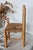 Rustic Vintage Children's Chair in Mulched Wood, 1950s For Sale - Image 3 of 7