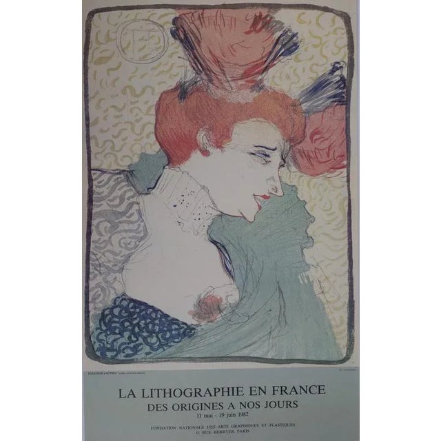 After Henri De Toulouse-Lautrec, Lender with Saluting Bust, Lithograph For Sale - Image 6 of 6