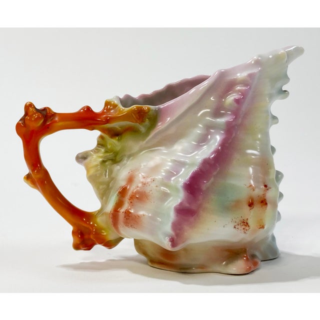 Antique Ceramic Royal Beyreuth Shell Creamer For Sale In Kansas City - Image 6 of 8
