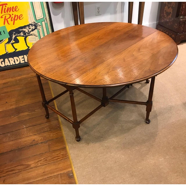 Mahogany Drop Leaf Coffee Table by Baker Furniture Chairish