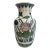 Vintage Chinese Export Famille Verte Chinoiserie Vase For Sale