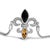Envelop your wrist in the mystique and elegance of this rhodium-plated .925 sterling silver bolo bracelet, where the...