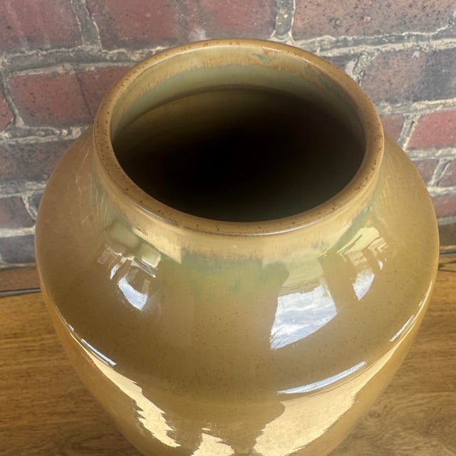 Maitland - Smith Maitland Smith Green Floor Vase 23.5” Tall For Sale - Image 4 of 7