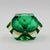 Green Geometric Emerald Green Murano Glass Sommerso Vase by Flavio Poli, Italy, 1970s For Sale - Image 8 of 12