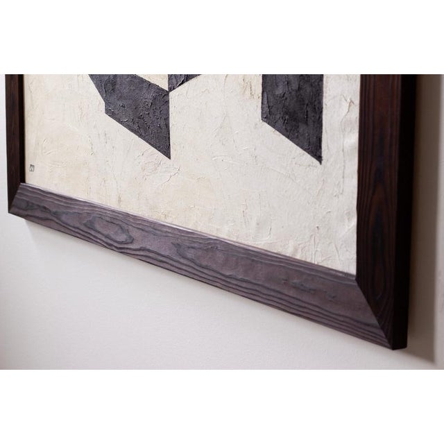Wood Werner Jansson, Abstract Composition, 1958, Oil Painting on Canvas, Framed For Sale - Image 7 of 14