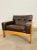 Mid-Century Danish Brown Leather Lounge Chair from Bramin, 1960s For Sale - Image 7 of 13