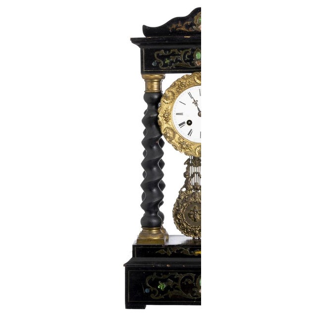 Empire Portico Table Clock, 1800s For Sale - Image 3 of 8