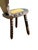 Set of Spanish Tripod Birthing Chair and Ottoman with Goatskin, 1960s For Sale - Image 9 of 12
