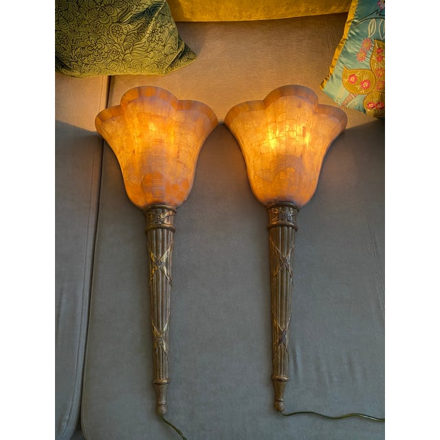 Vintage Art Nouveau Wall Sconces. A Pair Chairish