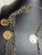 1960s Coin Charm Necklace Republique Francaise Alexander the Great French Replica Dangling Coin Chain Mail. MCM Jewelry For Sale - Image 5 of 6