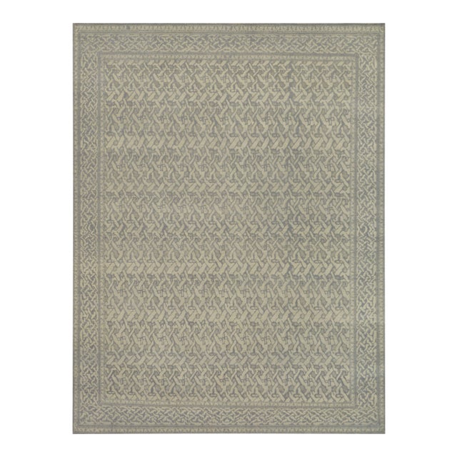 1990s Mansour Modern Wool Rug - 6′2″ × 9′1″ For Sale