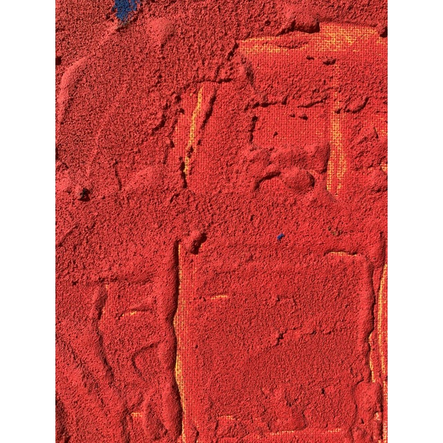 1950s 1950s "Traffic" Art Brut Brooklyn Museum Mid Century Painting For Sale - Image 5 of 12