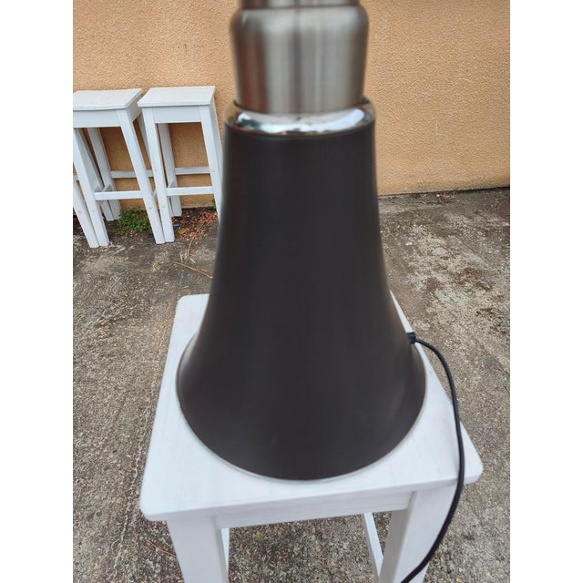 Pipistrello Large Model Lamp - Gae Aulenti for Martinelli Luce - Black Base, Height: 75 cm, Diameter: 57 cm, Weight: 8.5...
