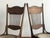 Wood Antique Pressed Back Spindle Chairs - A Pair For Sale - Image 7 of 11