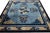 1920s 1920s Medallion Handmade Antique Chinese Peking Square Wool Rug in Blue For Sale - Image 5 of 7