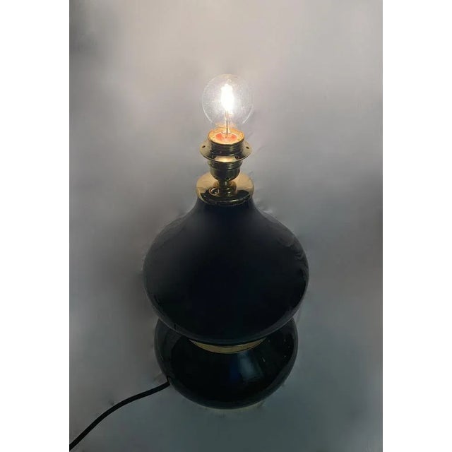 Murano Glass Table Lamps attributed to Seguso, Set of 2 For Sale - Image 3 of 12