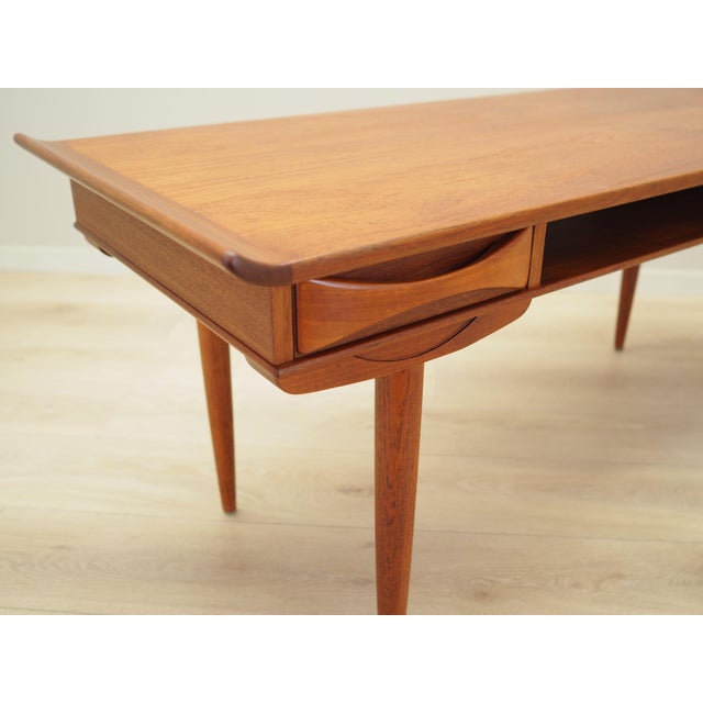 Vintage Danish Teak Coffee Table, 1970s For Sale - Image 13 of 15