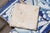 Blue Antique 18th Century Portuguese Blue & White Tiles Featuring Ornamental Acanthus Curves Set of 6 For Sale - Image 8 of 8