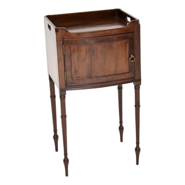 Antique Georgian Side Cabinet on Legs, 1890s For Sale