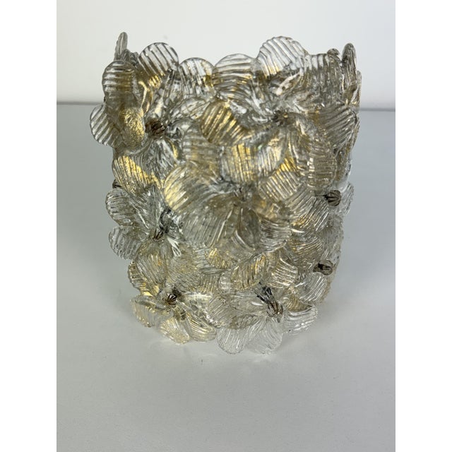 Murano Glass Wall Lamp in the style of Barovier & Toso, 1940s For Sale - Image 10 of 10