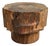 Lychee Swirl Carved Side Table For Sale