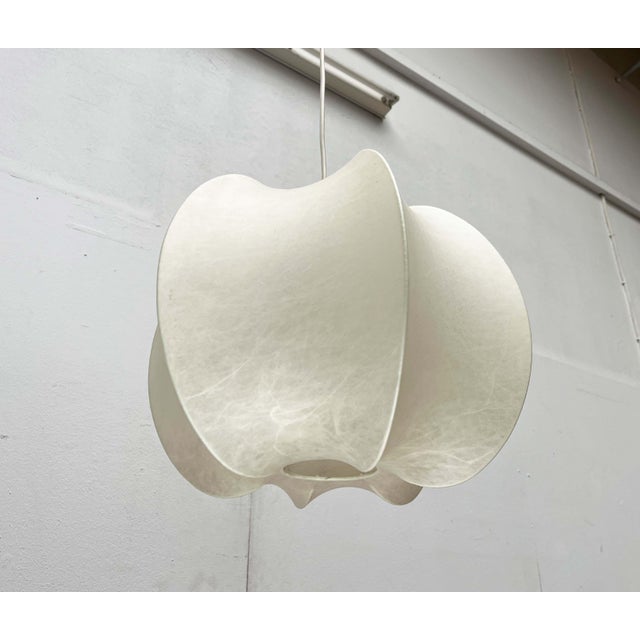 Mid-Century Modern Mid-Century Modern Cocoon Pendant Lamp by Friedel Wauer for Goldkant Leuchten, Germany, 1960s For Sale - Image 3 of 18