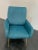Blue Set of Lady Armchairs by Marco Zanuso, 1950s For Sale - Image 8 of 10