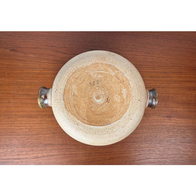 Large Mid-Century Modern Danish Studio Pottery Bowl by Tue Poulsen for Tue Keramik, 1960s For Sale - Image 16 of 18