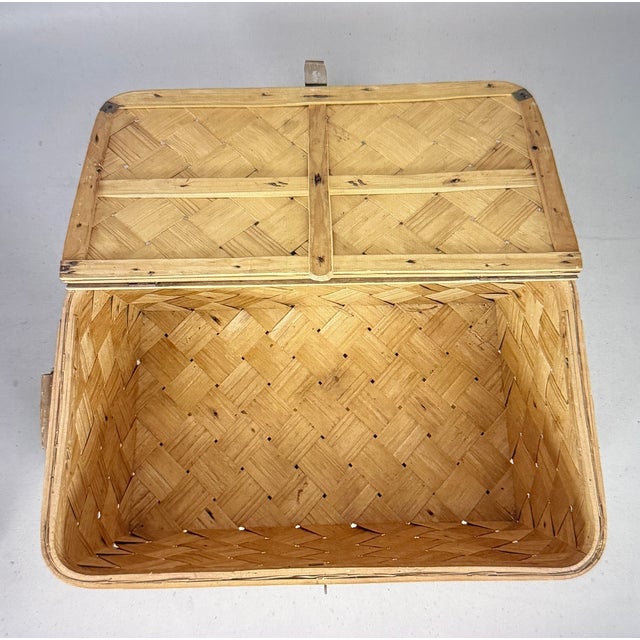Allmoge Spankörbe Basket Set, 1890s, Set of 2 For Sale - Image 4 of 5