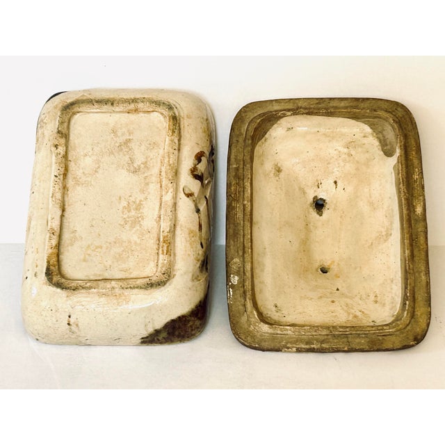 Wabi-Sabi Japanese Covered Covered Dish For Sale - Image 4 of 4