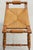 Brown Vintage Hitchcock-Style Maple Bench With Woven Rush Seat & Gold Stenciling For Sale - Image 8 of 18