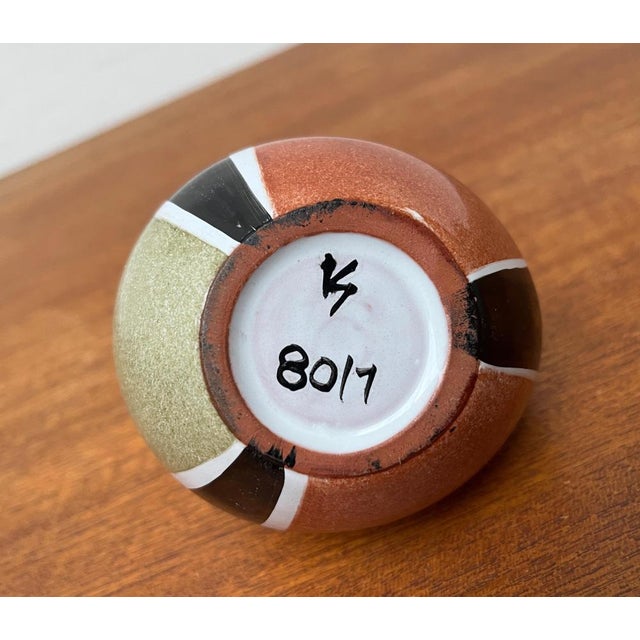 Mid-Century German Ceramic Vase from Krösselbach Keramik, 1960s For Sale - Image 13 of 17