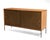 Paul McCobb Winchendon Furniture Planner Group Grasscloth Iron Base Credenza Unmarked Mid Century For Sale - Image 10 of 18