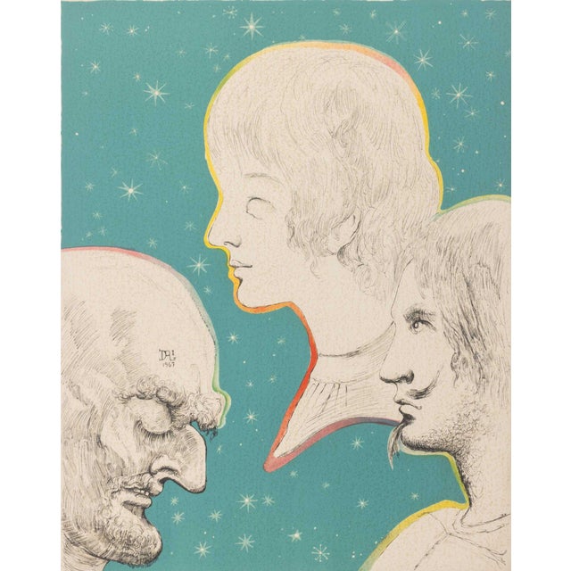 Salvador Dalí Salvador Dali "Merville..." Lithograph, 1969 For Sale - Image 4 of 13