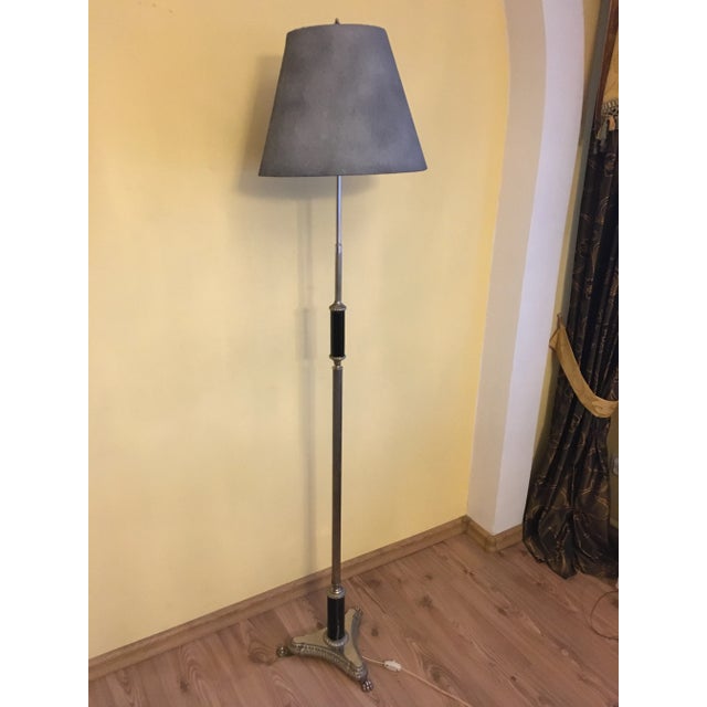 Silver Floor Lamp, 1950s For Sale - Image 3 of 12