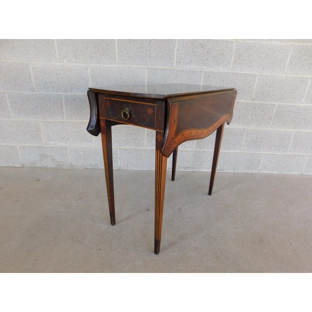 Features Quality Hand Made Construction - Hand Paint Decorated, Dovetailed Drawer Good Antique Condition, - see all photos...