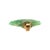Late 20th-Century Carved Jadeite 18 Karat Bail Pendant For Sale - Image 4 of 5