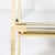 Metal Mid-Century Rectilinear Brass & Lucite Glass Top Cocktail Table by Maison Jansen For Sale - Image 7 of 13