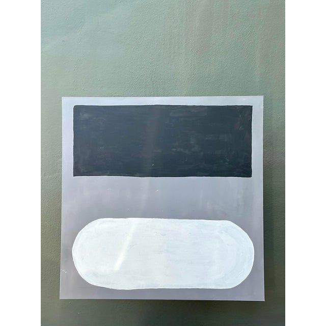 Vintage Monumental Abstract Painting on Canvas For Sale - Image 12 of 12