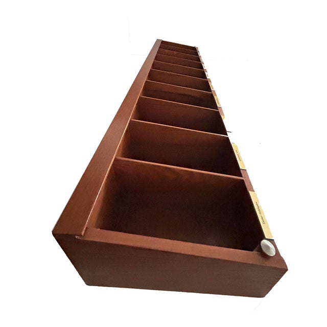 Mid-Century Modern Large Vintage Storage Shelf in Teak, 1960s For Sale - Image 3 of 11