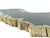 Late 20th Century Solid Stone Slab Serving Cheese Charcuterie Board Platter With Natural Edge For Sale - Image 9 of 11